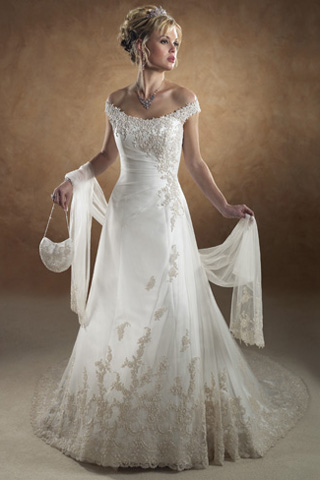 wedding gown